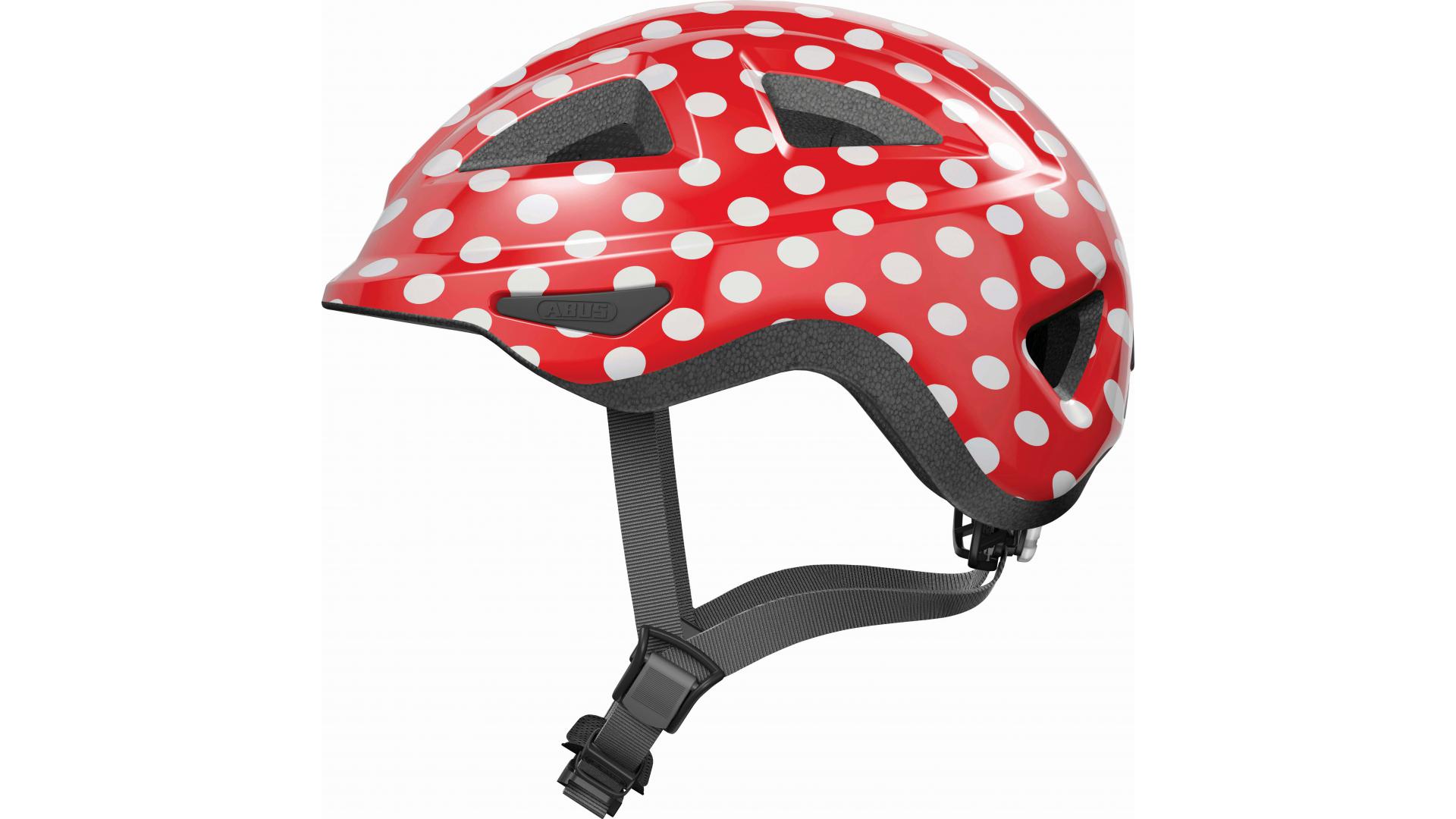 Велосипедний дитячий шолом Abus Anuky 2.0 M 52–56 Red Spots