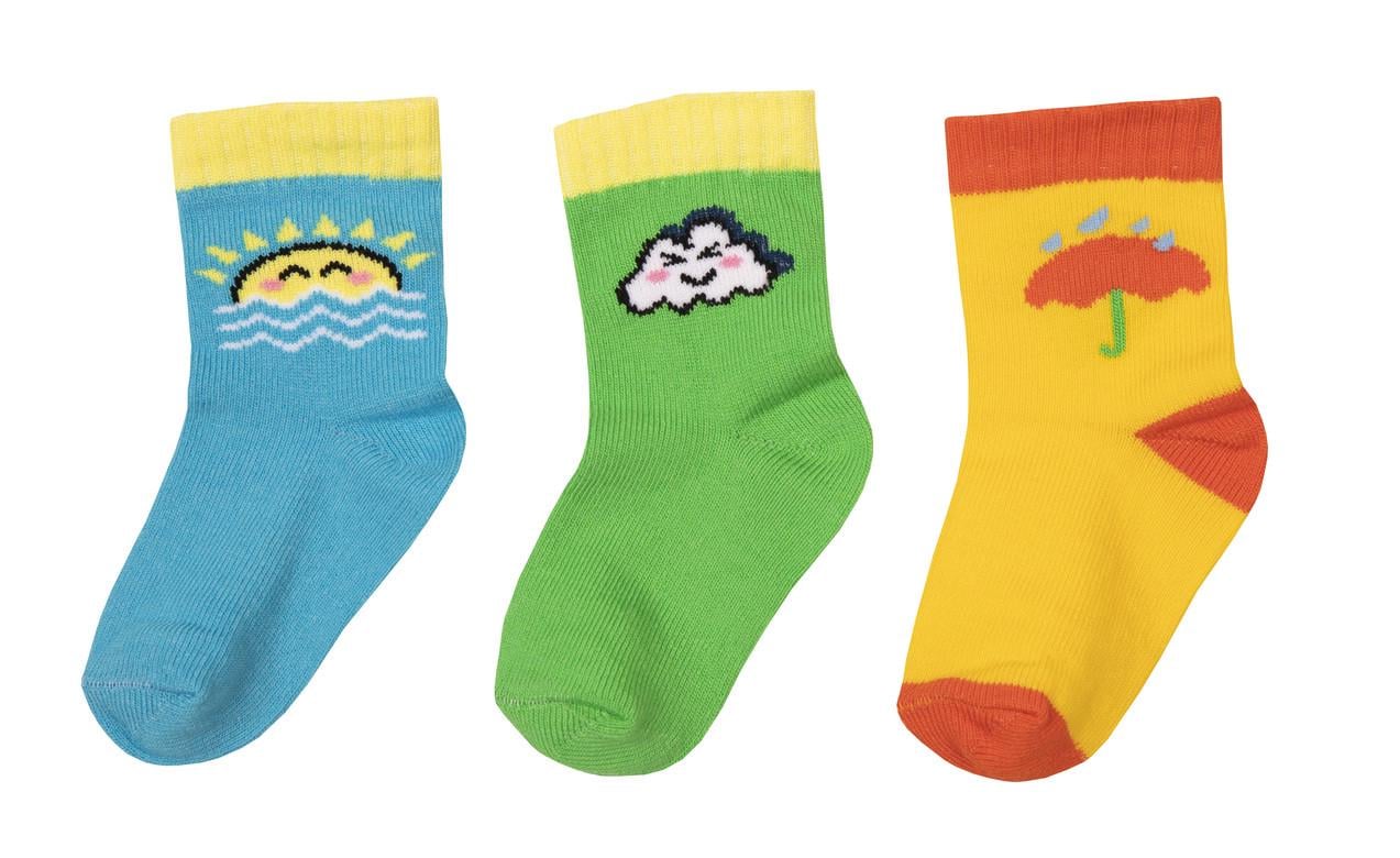 Носки детские хлопковые демисезонные для малышей Gabbi NSD-567 р. 8-10 6 пар (90567)