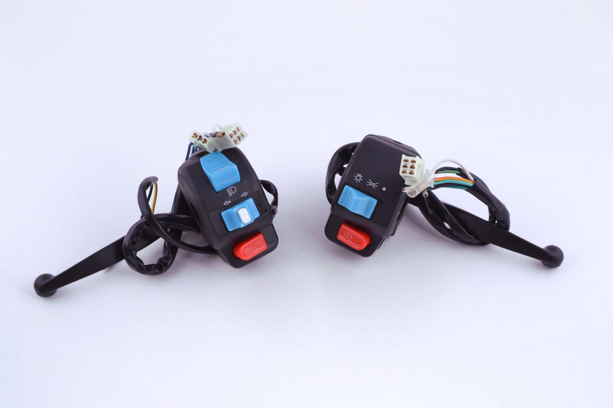 Блок кнопок руля VDK для 4T GY6 50 2 шт. (K-1466)