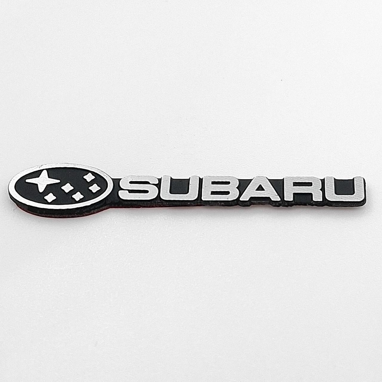 Емблема напис Subaru 4,5х0,8 см (2894026081)