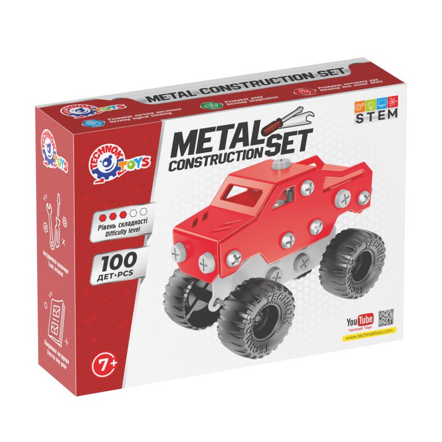 Конструктор металевий ТехноК 1317 100 деталей (MTT-197934)