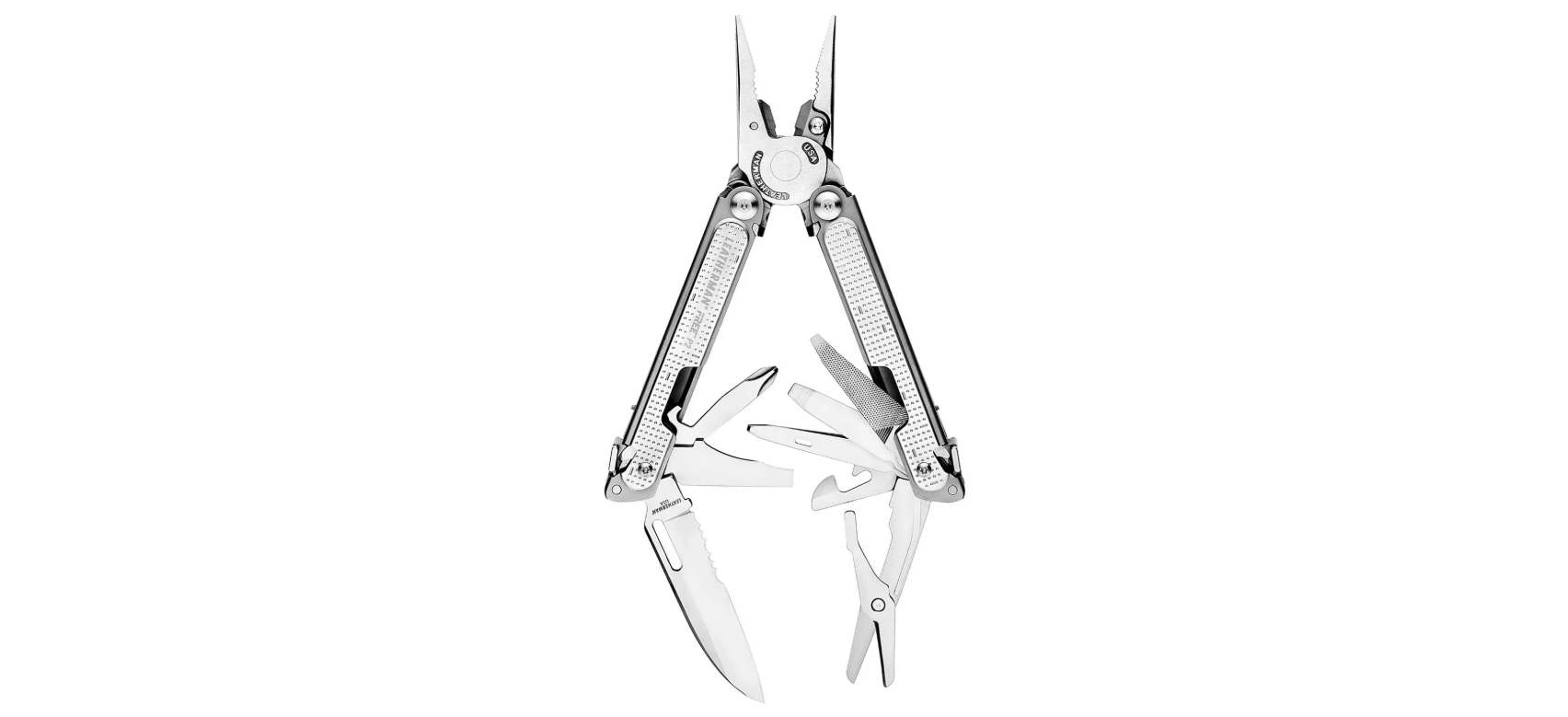 Мультитул Leatherman Free P2 19 инструментов без чехла и бит (28555330)