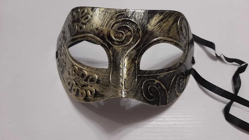 Маска карнавальная мужская Гладиатор Рыцарь Золотой (29118319) - фото 2 Маска карнавальная мужская Гладиатор Рыцарь Золотой (29118319) - фото 2