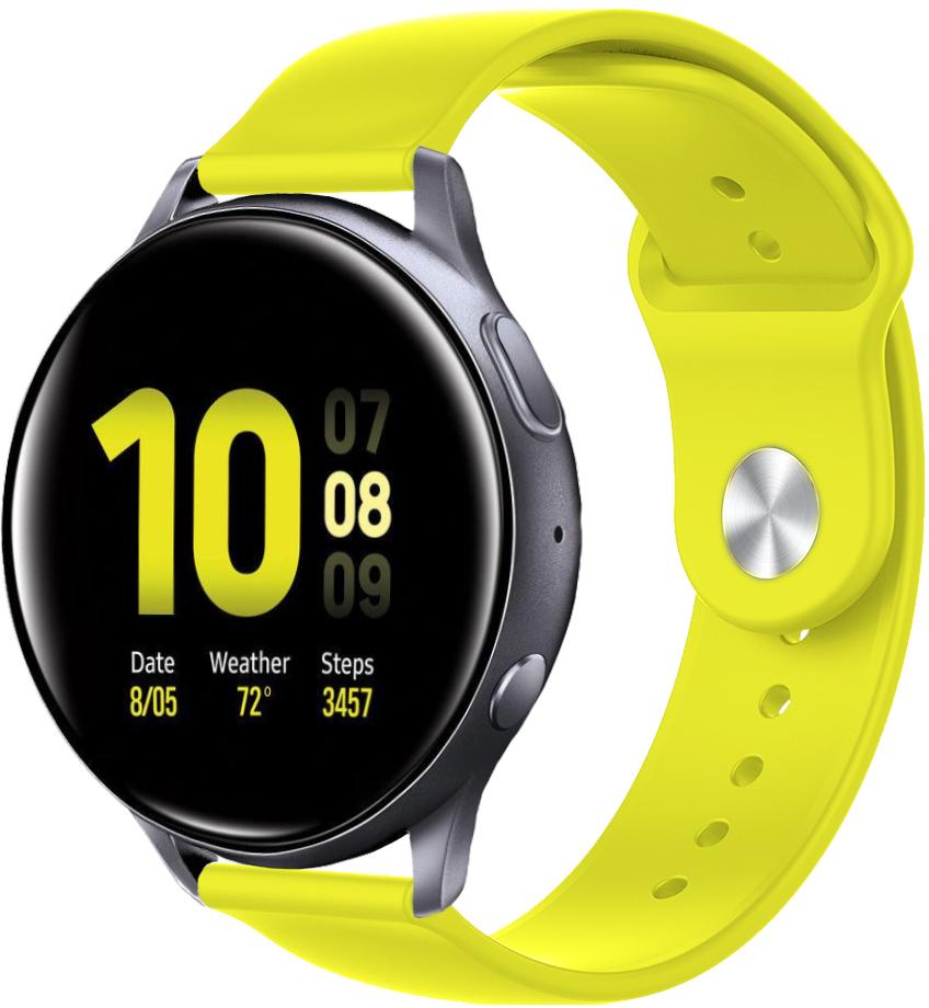 Ремешок Base для Galaxy Watch Active Yellow (21606)