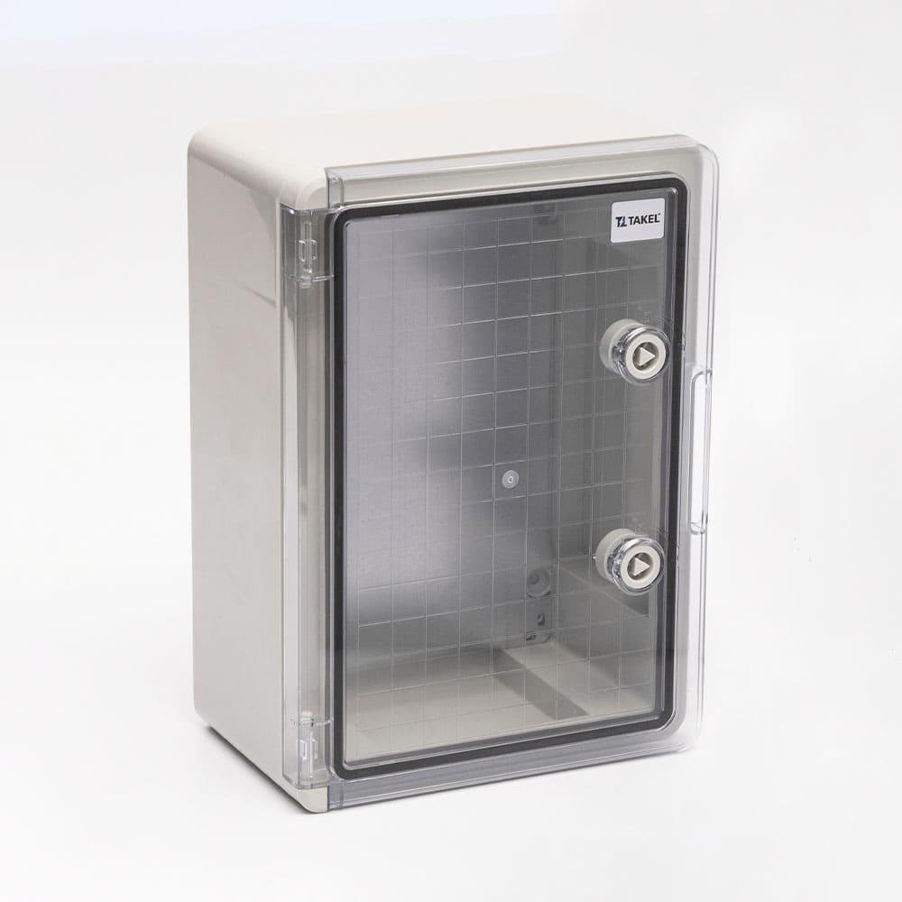 Корпус пластиковый ударопрочный TAKEL 300x400x170 мм с прозрачной дверцей IP65 (512824)