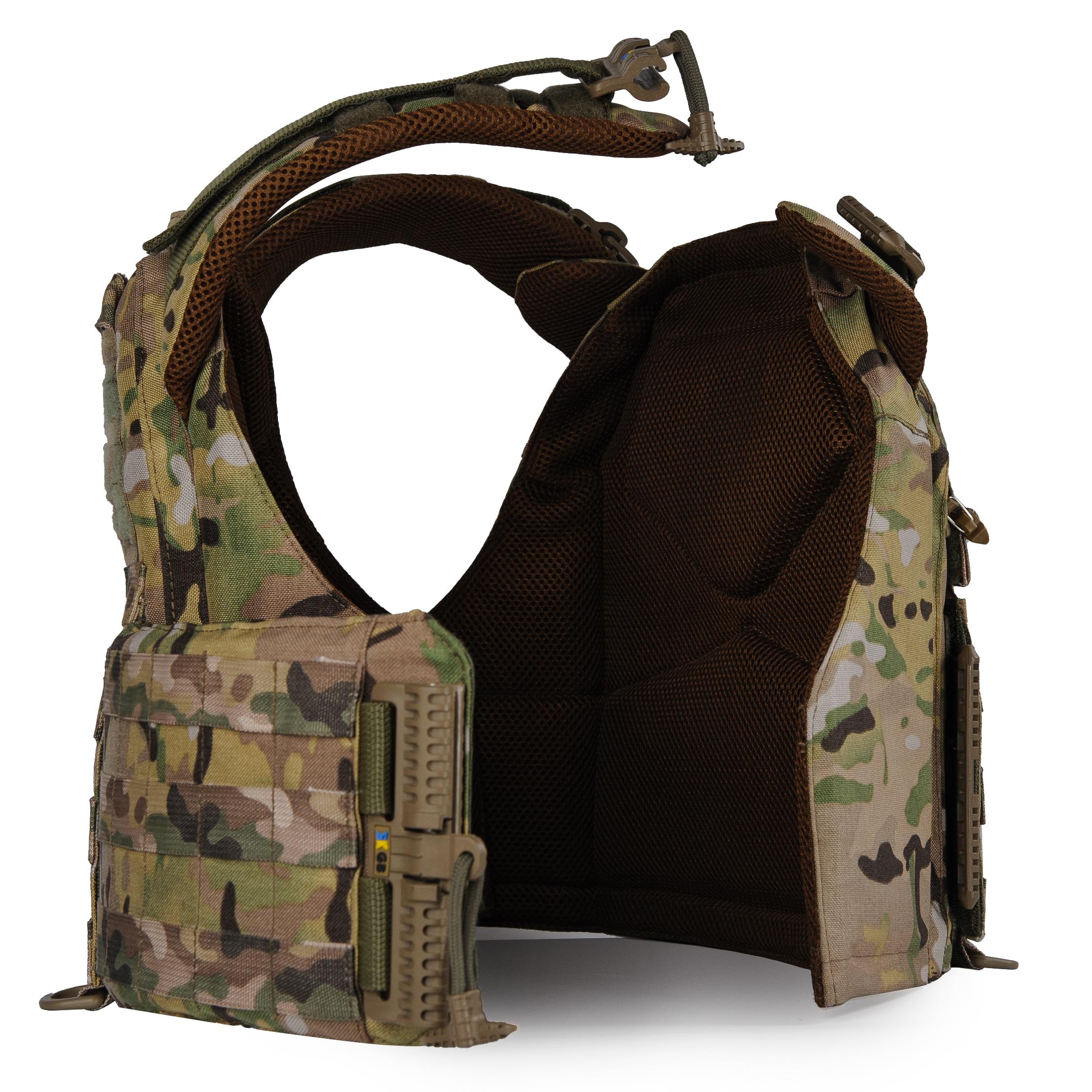 Плитоноска женская Warmor gen3 FL for Ladies Без подсумков С быстрым боковым и верхним сбросом без плит Мультикам - фото 7