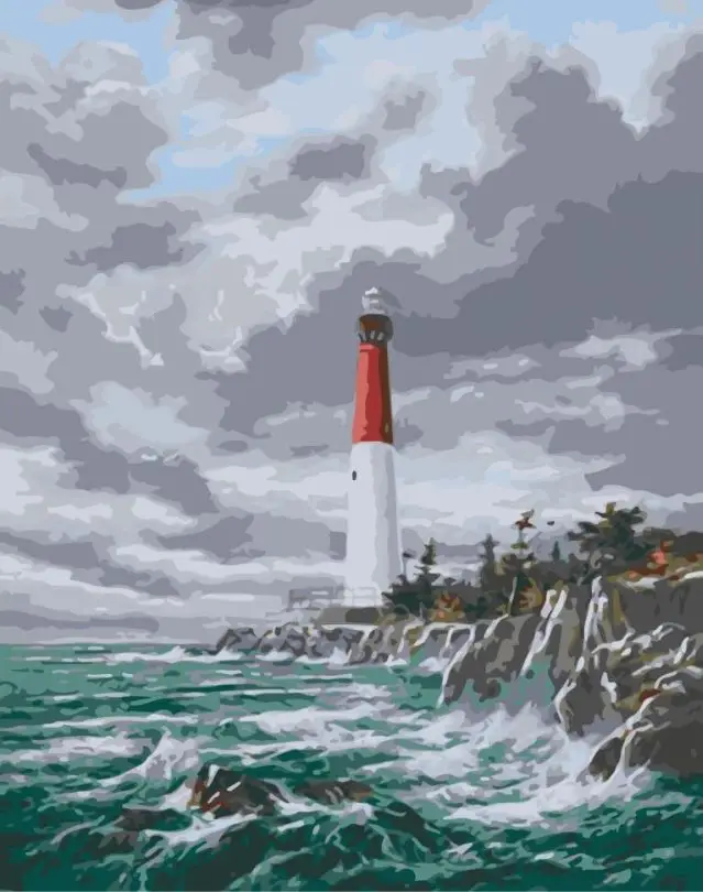 Картина за номерами ART CRAFT Морський маяк 40x50 см (10582-AC)