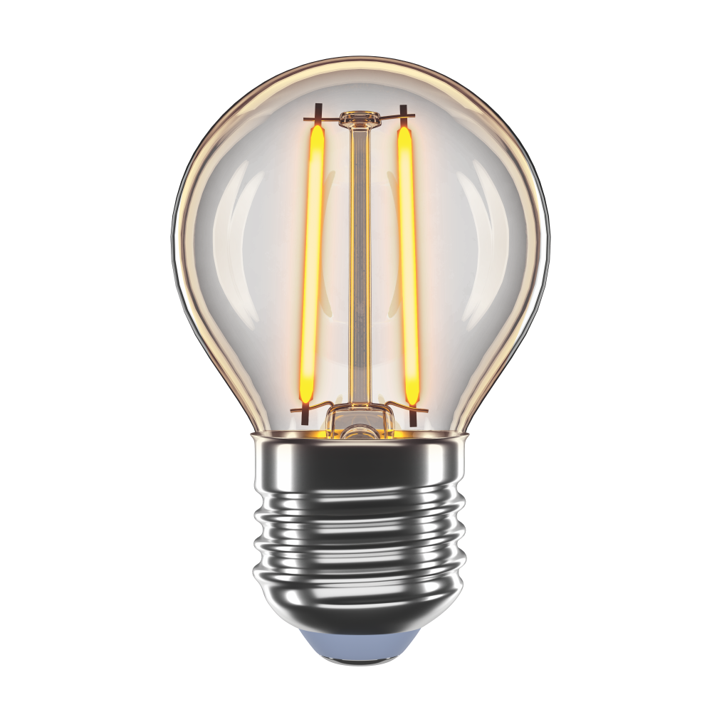 LED-лампа Velmax V-Filament-Amber-G45 4W E27 2200K 400 Lm (28689050)