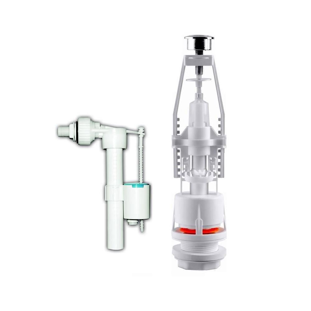 Универсальная смывная арматура Nova с клапаном боковой подачи воды 1/2 (4126)