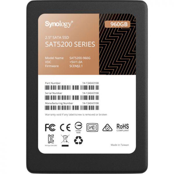 SSD-накопитель Synology 960GB 2,5" SATA (SAT5220-960G) - фото 2 SSD-накопитель Synology 960GB 2,5" SATA (SAT5220-960G) - фото 2