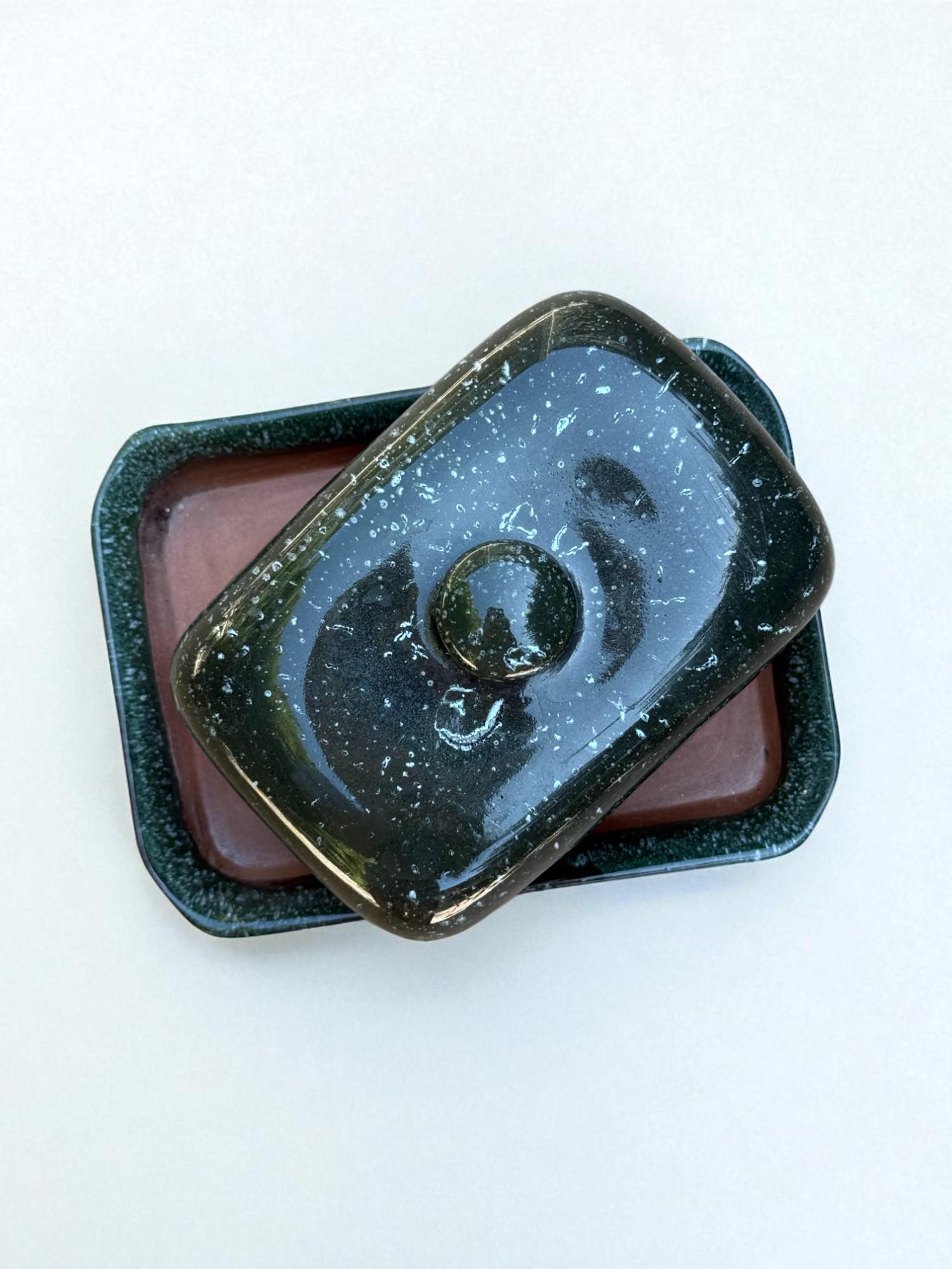 Масленка ручной работы Зеленый (28830790) - фото 10 Масленка ручной работы Зеленый (28830790) - фото 10