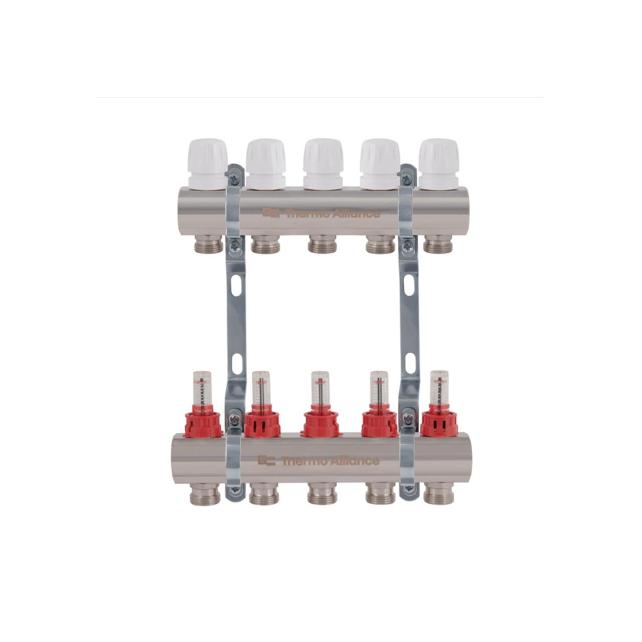 Коллектор с расходомерами Thermo Alliance Standart 1" 5 выхода (SD235W5)