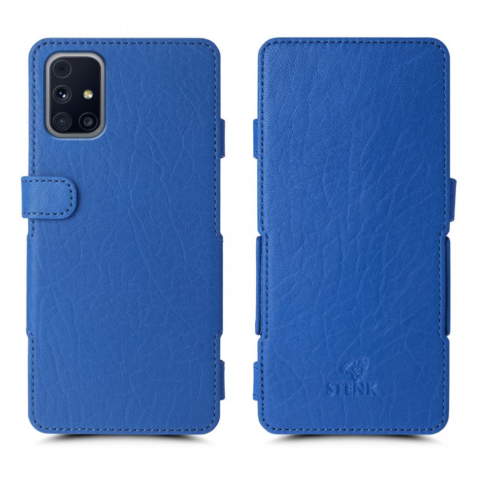 Чехол книжка Stenk Prime для Samsung Galaxy M31s Ярко-синий (67555)