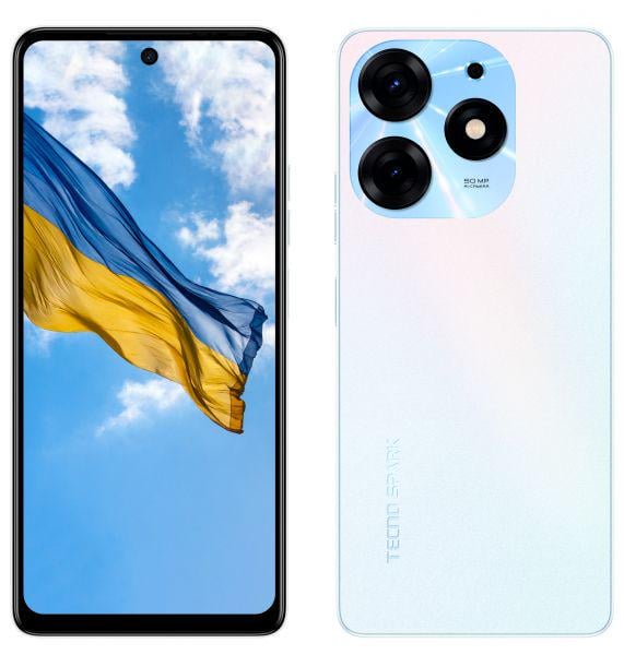 Смартфон Tecno Spark 10 Pro KI7 8/128GB NFC Dual Sim Pearl White (4895180796098) Смартфон Tecno Spark 10 Pro KI7 8/128GB NFC Dual Sim Pearl White (4895180796098)