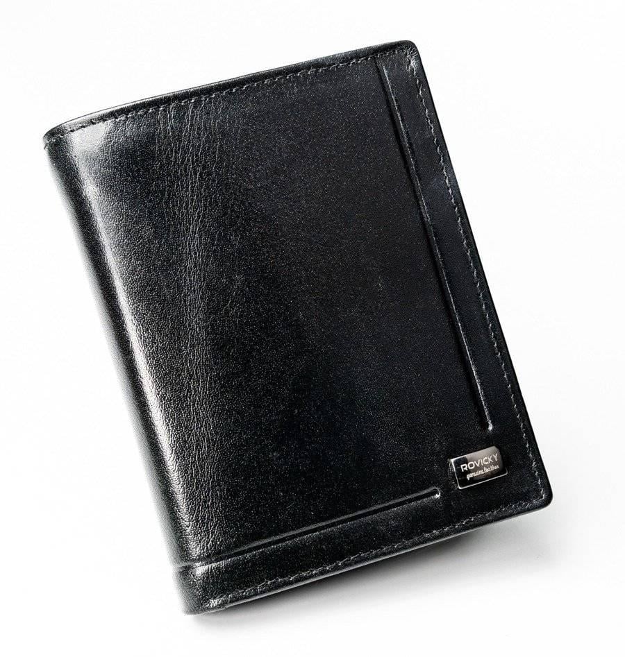 Портмоне чоловіче шкіряне ROVICKY PC-106-BAR Black
