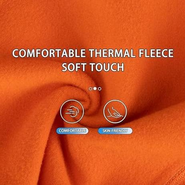 Балаклава зимова термо ROCKBROS LF7345BK One size Помаранчевий (626289353) - фото 4 Балаклава зимова термо ROCKBROS LF7345BK One size Помаранчевий (626289353) - фото 4