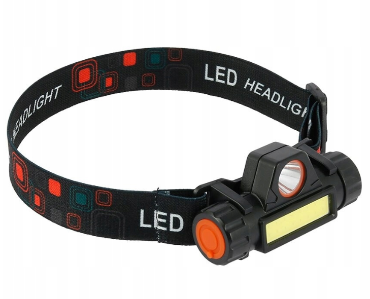 Фонарь налобный 101 ZB-21 4в1 Черный