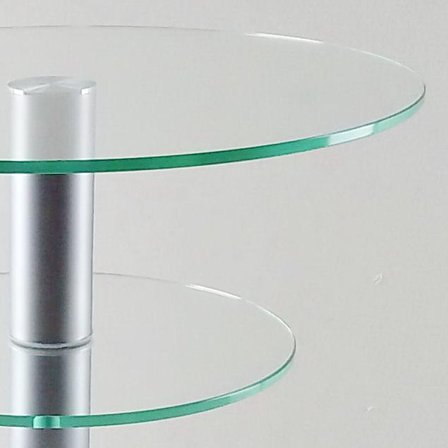 Стол журнальный стеклянный Commus Bravo Light K clear-sosnak-alm60 Белый (433820238) - фото 3 Стол журнальный стеклянный Commus Bravo Light K clear-sosnak-alm60 Белый (433820238) - фото 3