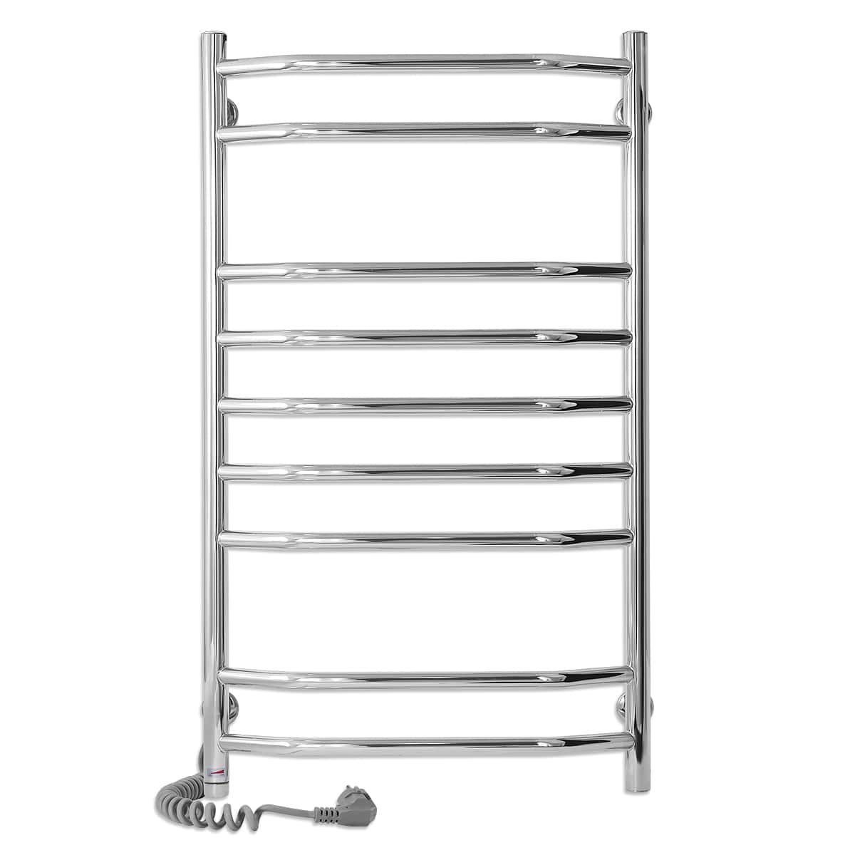 Полотенцесушитель электрический для ванной Laris Виктория П9 с сенсорным управлением из нержавеющей стали 500х900 мм Е S3 Хром (147-127-73207826)