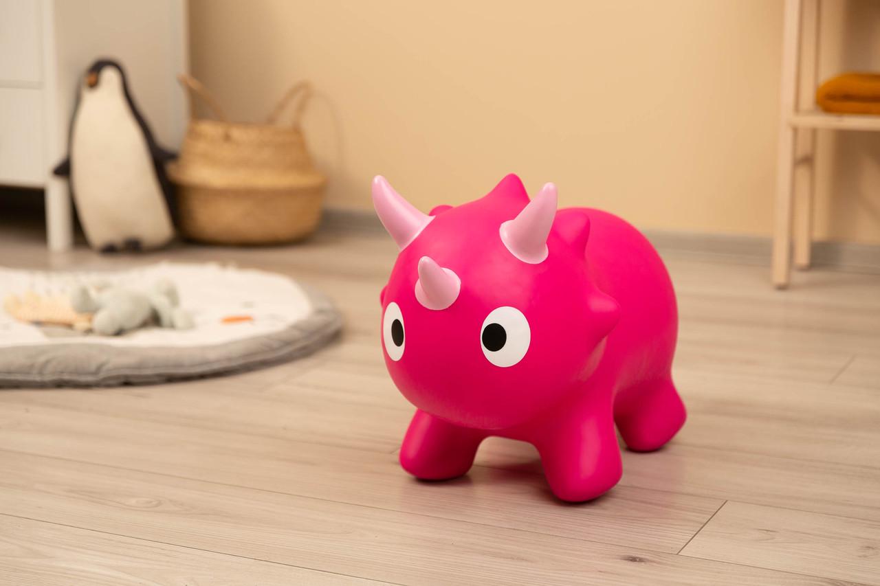 Стрибун гумовий дитячий Caretero Toyz Dinu Pink (2546910949) - фото 6 Стрибун гумовий дитячий Caretero Toyz Dinu Pink (2546910949) - фото 6