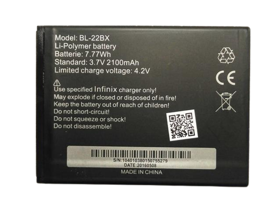 Аккумуляторная батарея для Infinix 22BX 2100 mAh (000021407)