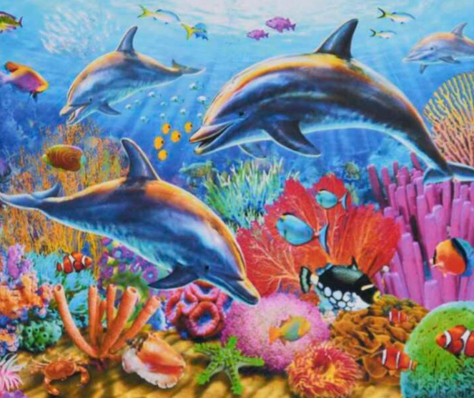 Картина за номерами TK Group 30363 30 Підводний світ 40х30 см (110381)