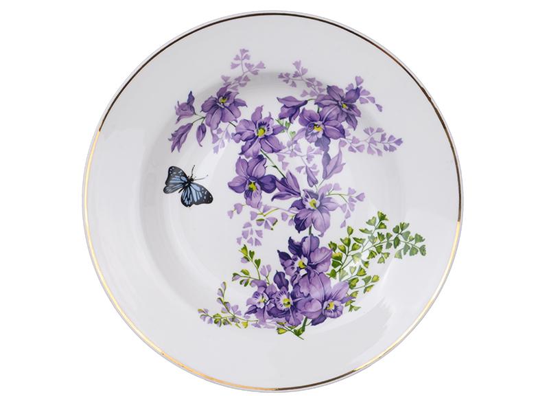 Тарілка глибока порцелянова Light House Клематис 21 см Білий (924-003-2) Тарілка глибока порцелянова Light House Клематис 21 см Білий (924-003-2)