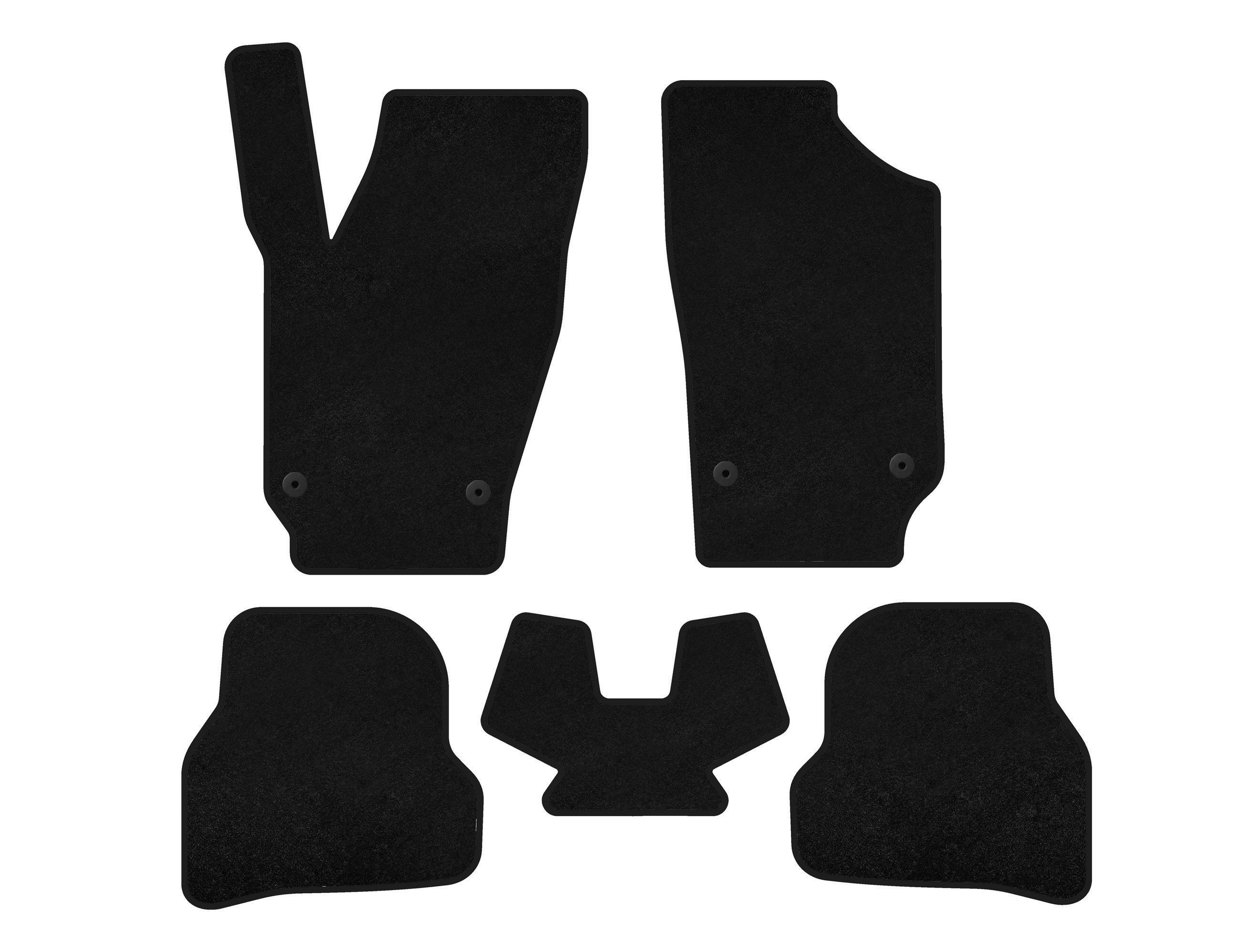 Коврики Digital Designs Classic для Seat Ibiza 2010-2017 гг. ткань Черный (136270)
