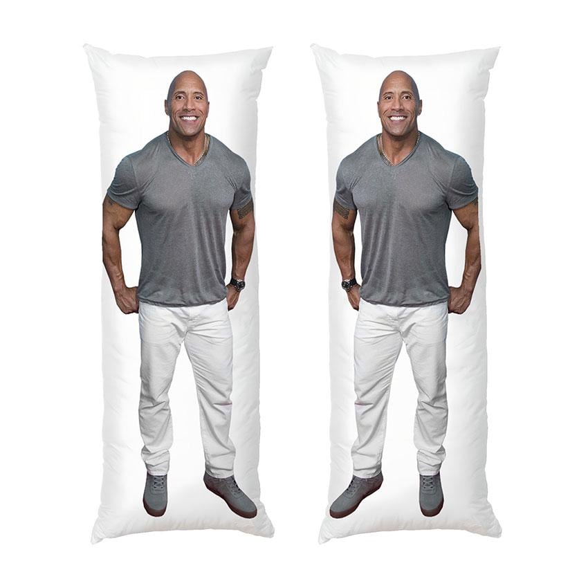 Подушка дакимакура Dwayne Johnson габардин 140х45 см (102828-2)