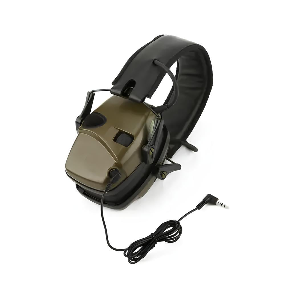 Наушники активные тактические универсальные NRR 22 dB Зеленый (546506)