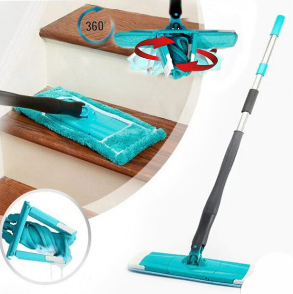 Швабра Titan Twist Mop с системой отжима Бирюзовый - фото 3