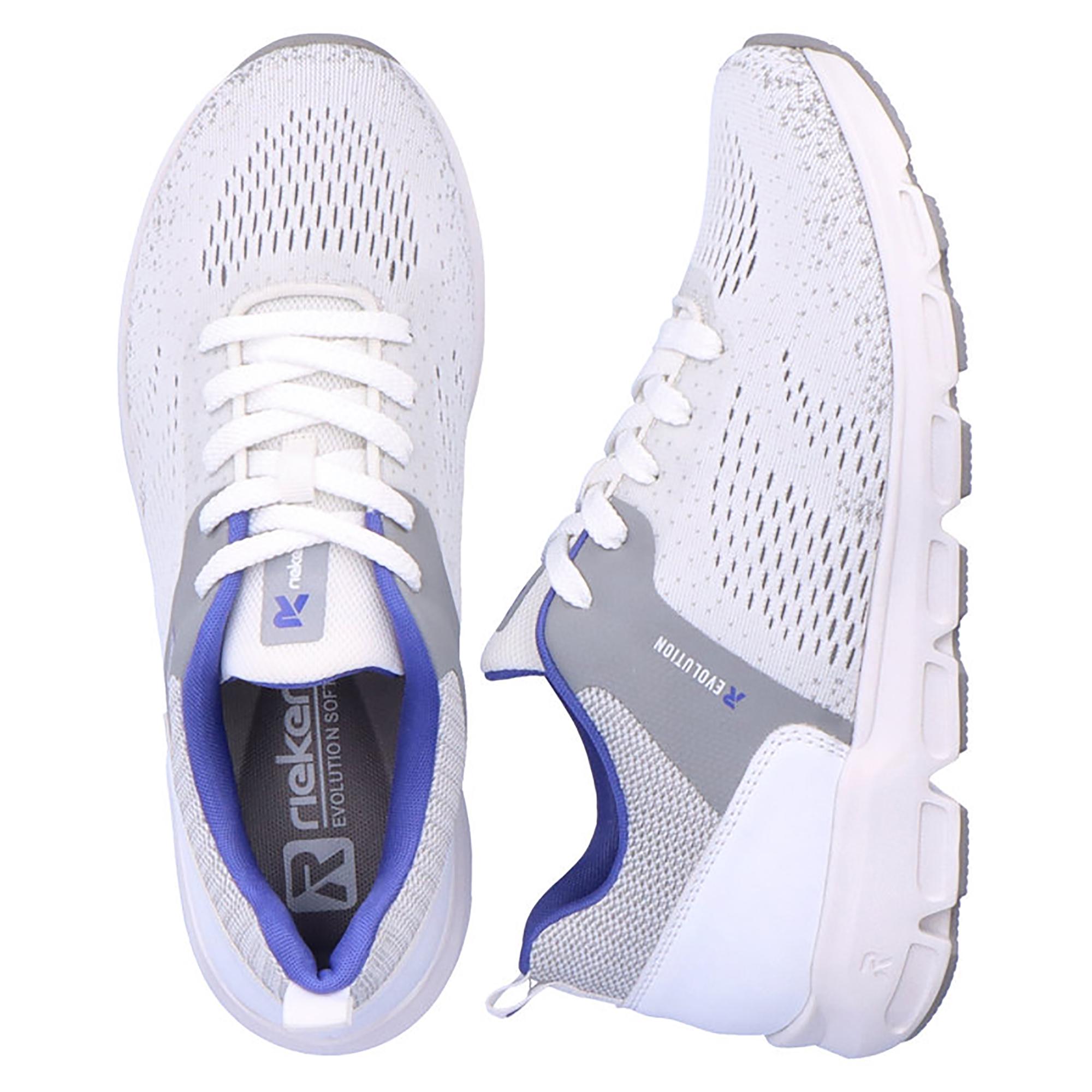 Кроссовки женские весенние Rieker р. 40 Белый/Серый (089320-40) - фото 2