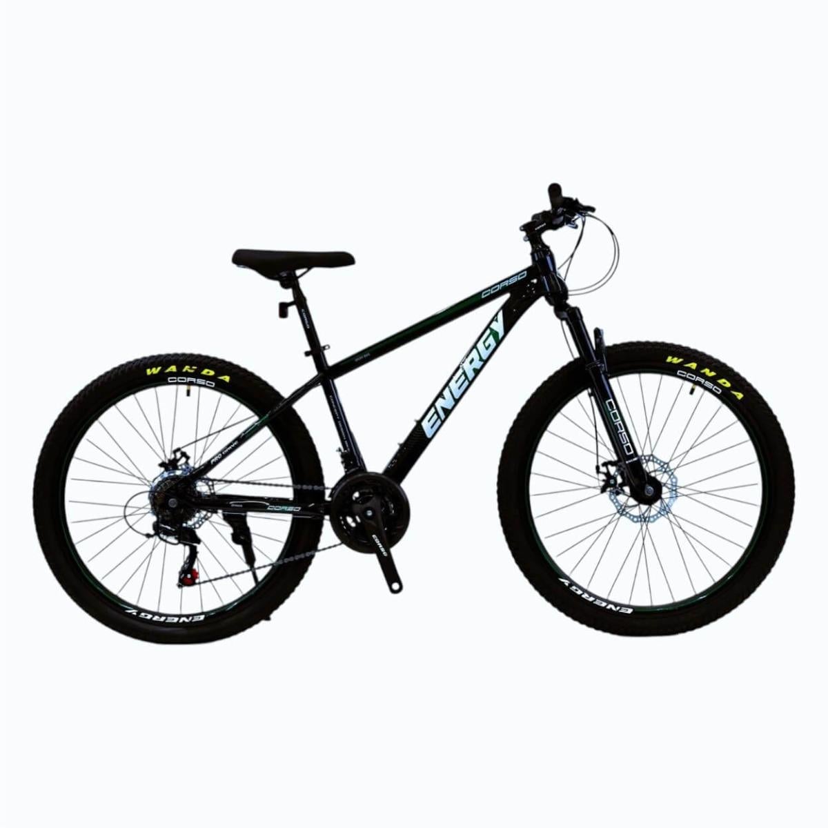 Велосипед горный Corso Energy 26"/15" Черный (524961591)