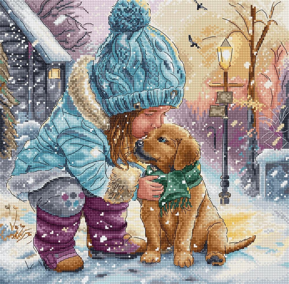 Набор для вышивания крестиком Luca-S L9925 Best friends (L9925)