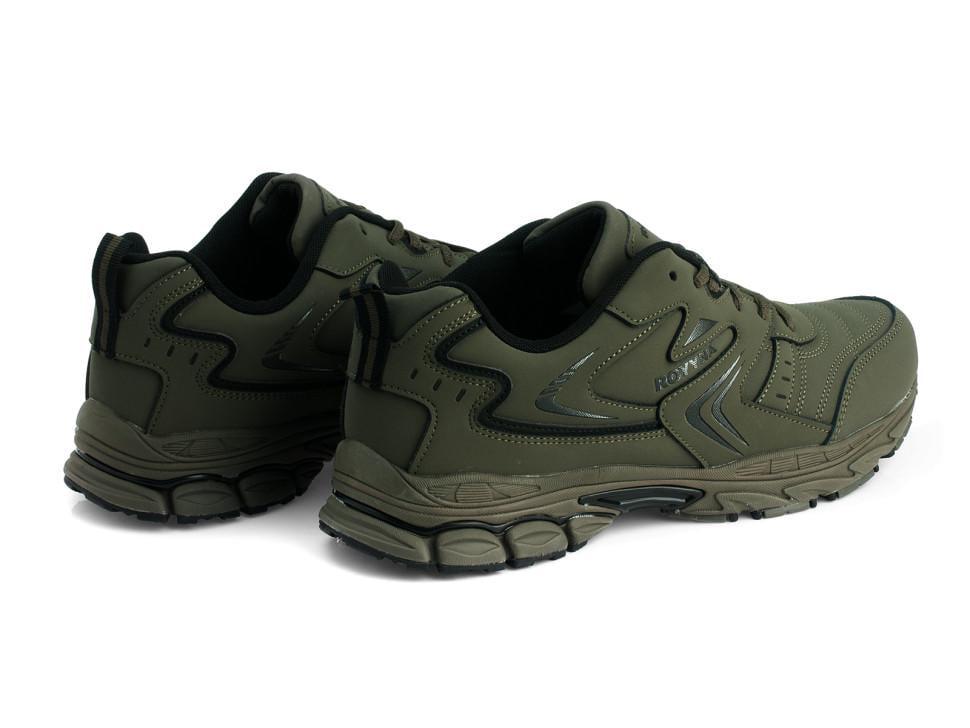 Кросівки чоловічі Royyna 7243002 з натуральної шкіри р. 44 Оливковий (22661) - фото 3 Кросівки чоловічі Royyna 7243002 з натуральної шкіри р. 44 Оливковий (22661) - фото 3