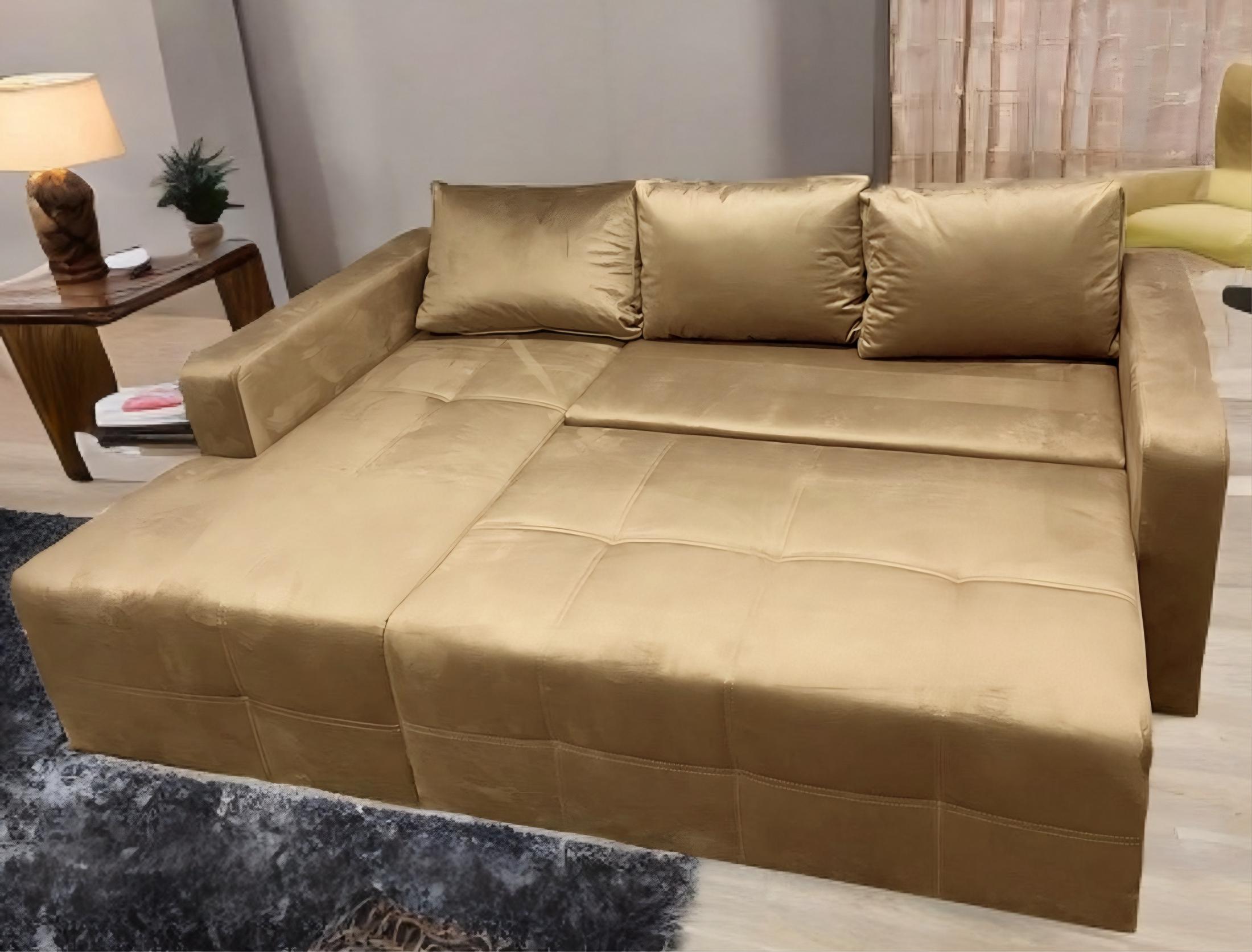 Диван угловой левый RidneTut Norman еврокнига Alaska 01 Semolina 230х155 см Светло-бежевый (43410102-01) - фото 4 Диван угловой левый RidneTut Norman еврокнига Alaska 01 Semolina 230х155 см Светло-бежевый (43410102-01) - фото 4