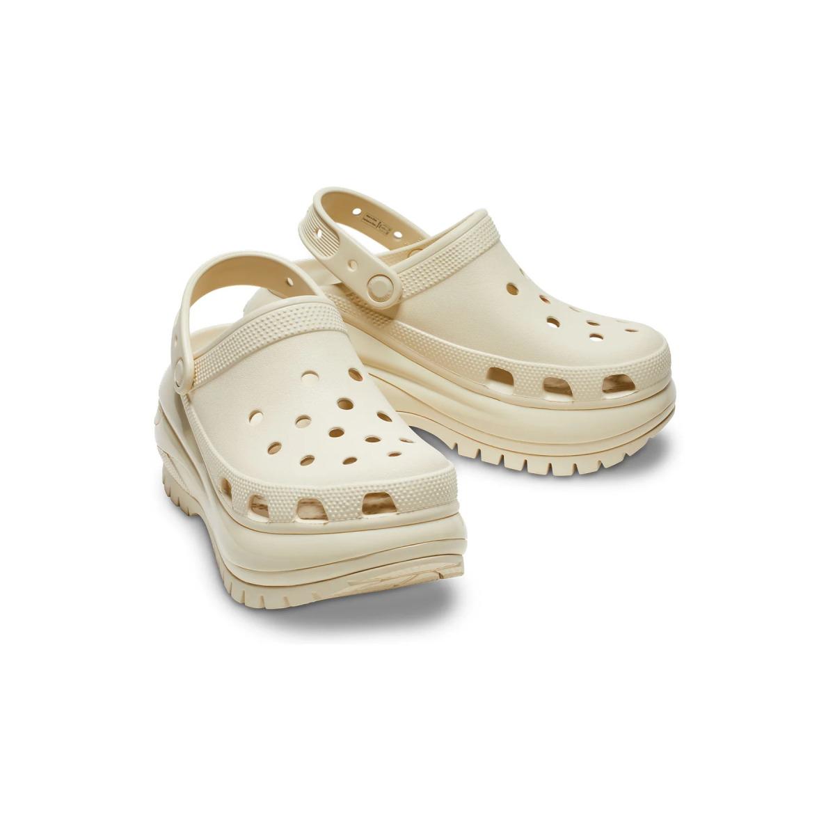 Сабо женские Crocs Mega Crush M5W7 р. 37 24 см Bone (207988) - фото 3