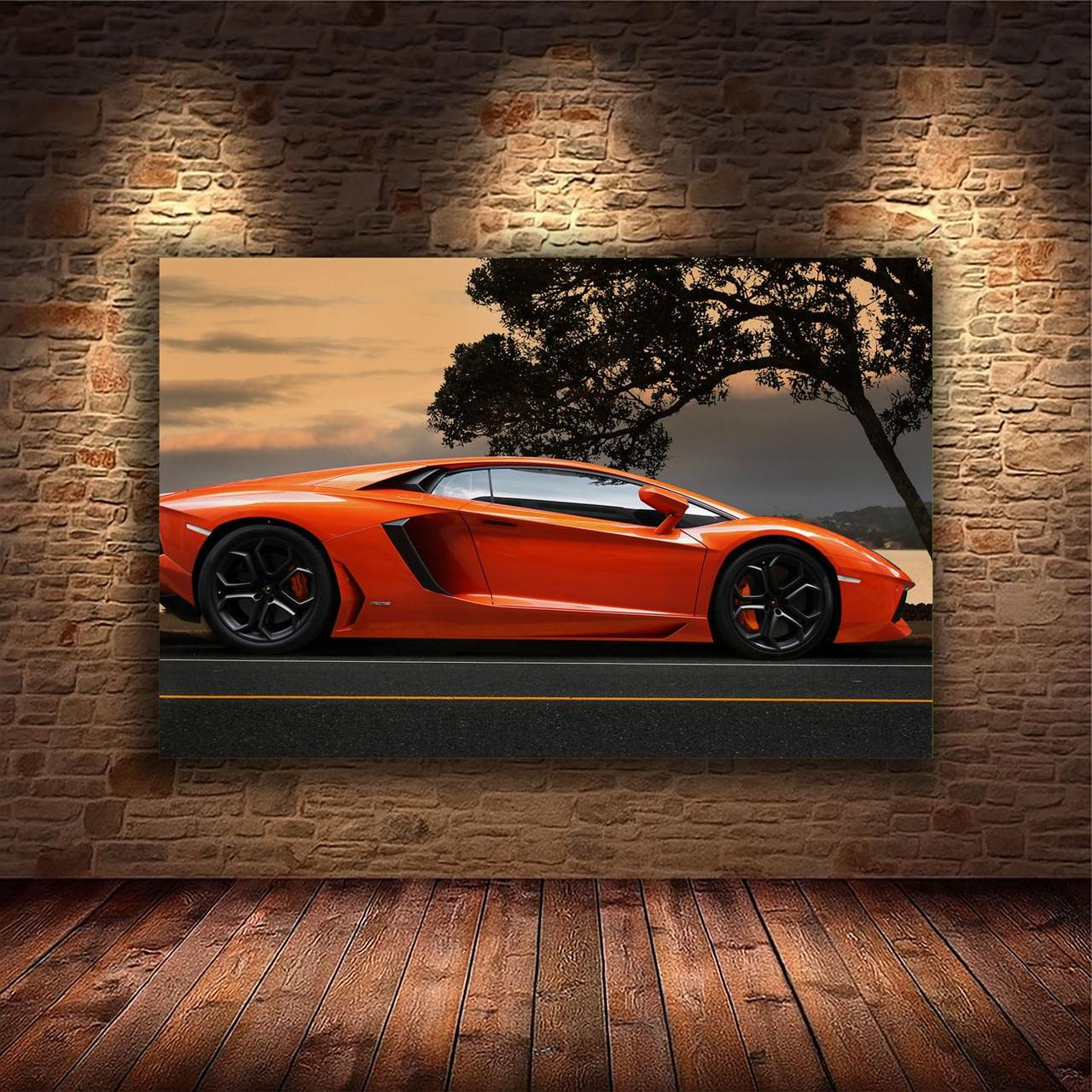 Картина на холсте Спортивный автомобиль 30x40 см (M106)