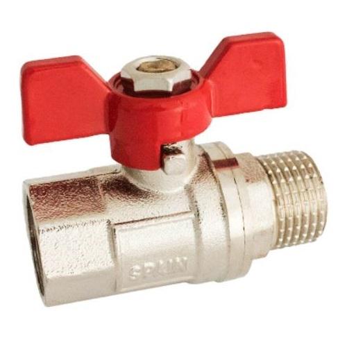 Кран кульовий KARRO STANDART+ SQ-1009822 1" ВЗ метелик (157379)