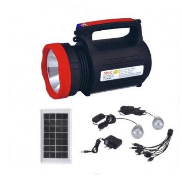 Фонарь прожекторный Yajia с солнечной панелью YJ-1902T - фото 2