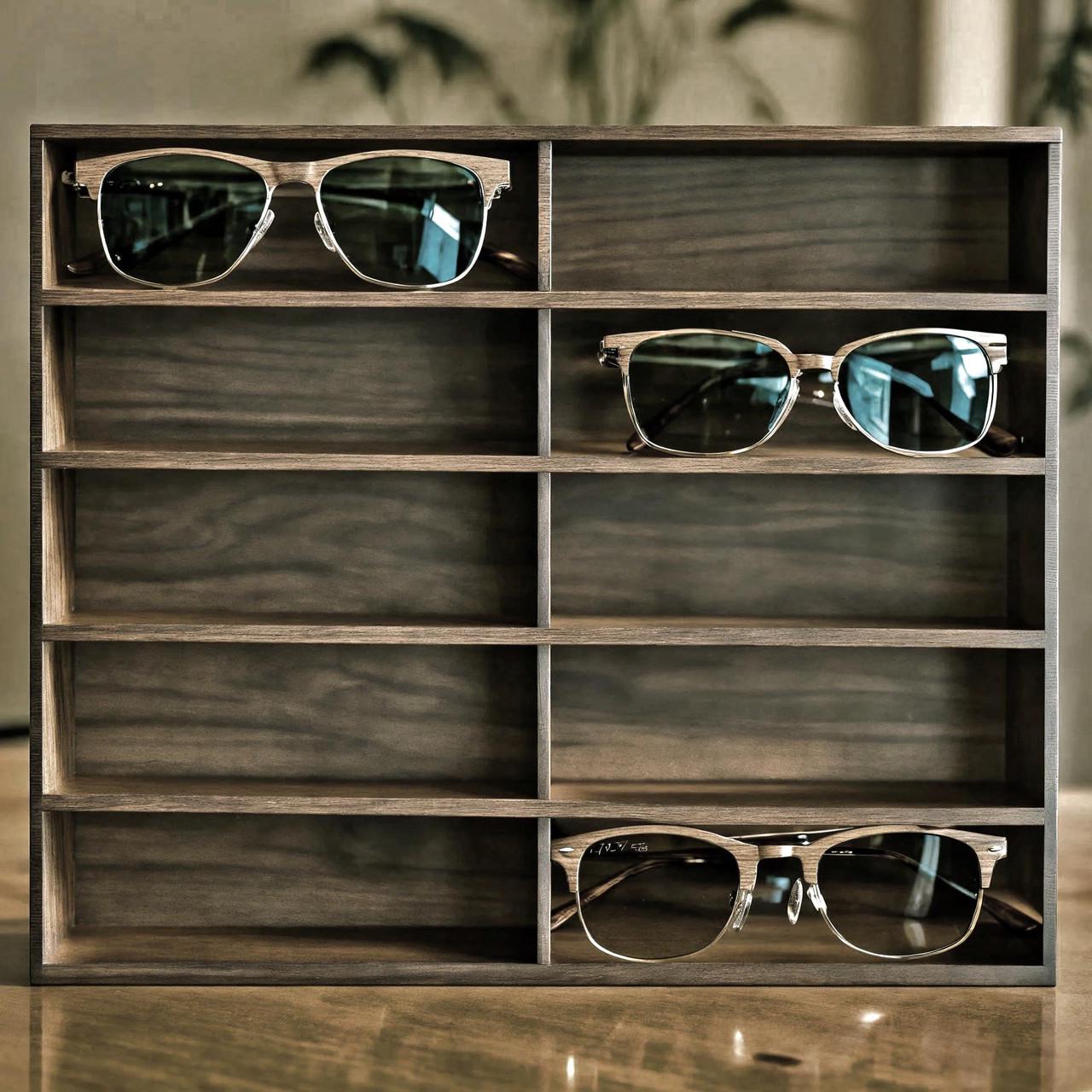 Органайзер для очков из дерева Чарнали Мокко (ОЧК-002510)