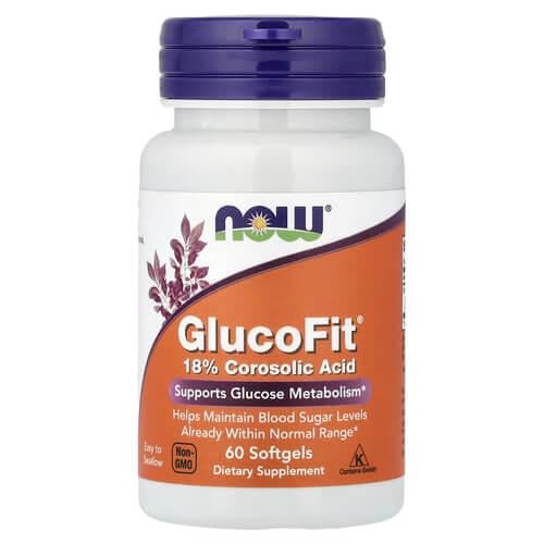 Добавка NOW GlucoFit 60 жидких капс. (NOW-03095)