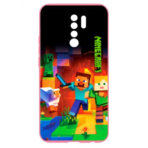 Чехол для Xiaomi Redmi 9 Майнкрафт