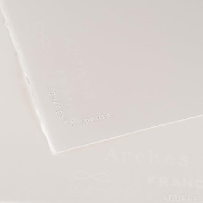 Бумага для акварели Arches Hot Pressed хлопок 300 г/кв. м 56x76 см Натуральный белый (1795017)