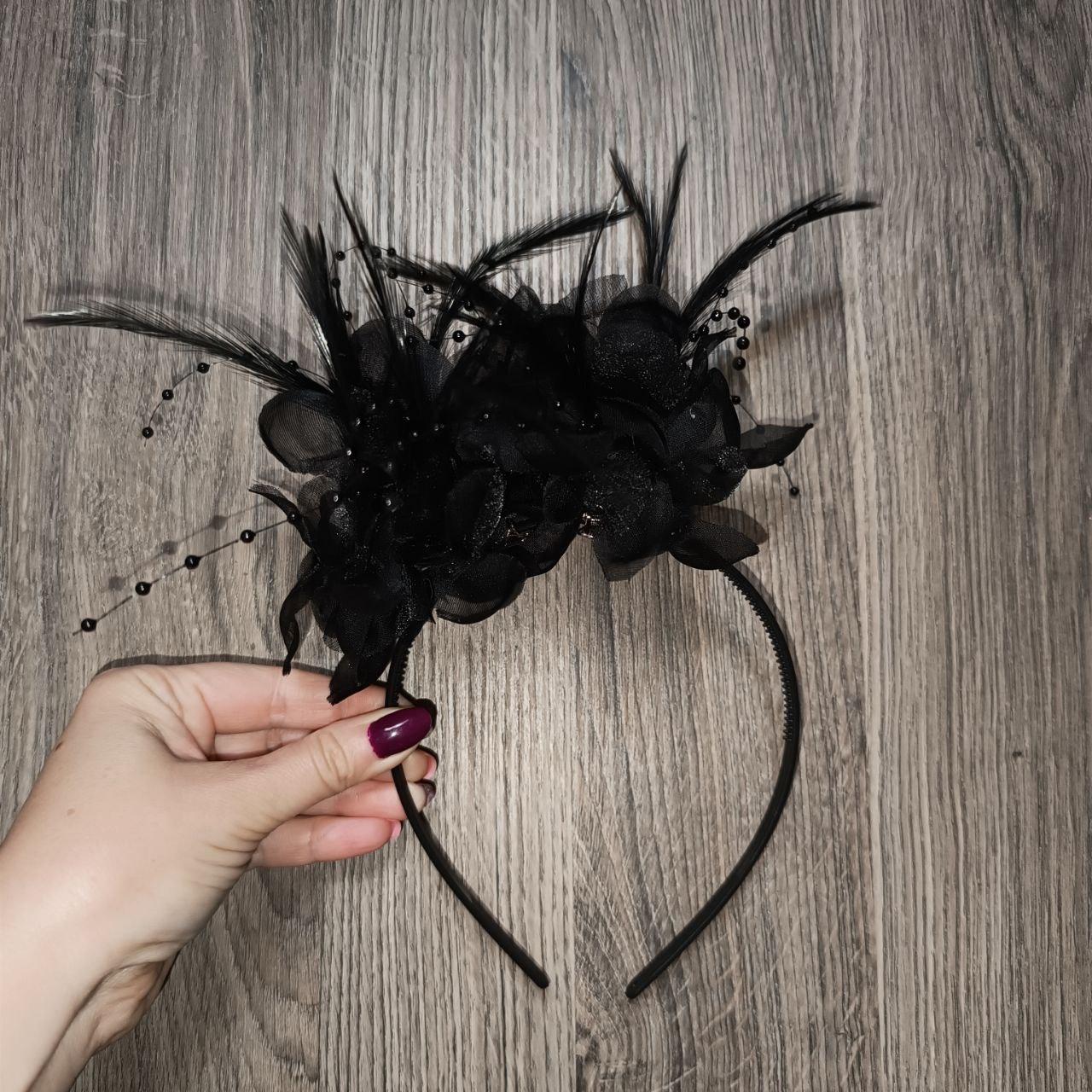 Аксесуари No24 з віялом діви епохи Великого Гетсбі для вечірки в стилі Чикаго (2765259558) - фото 2