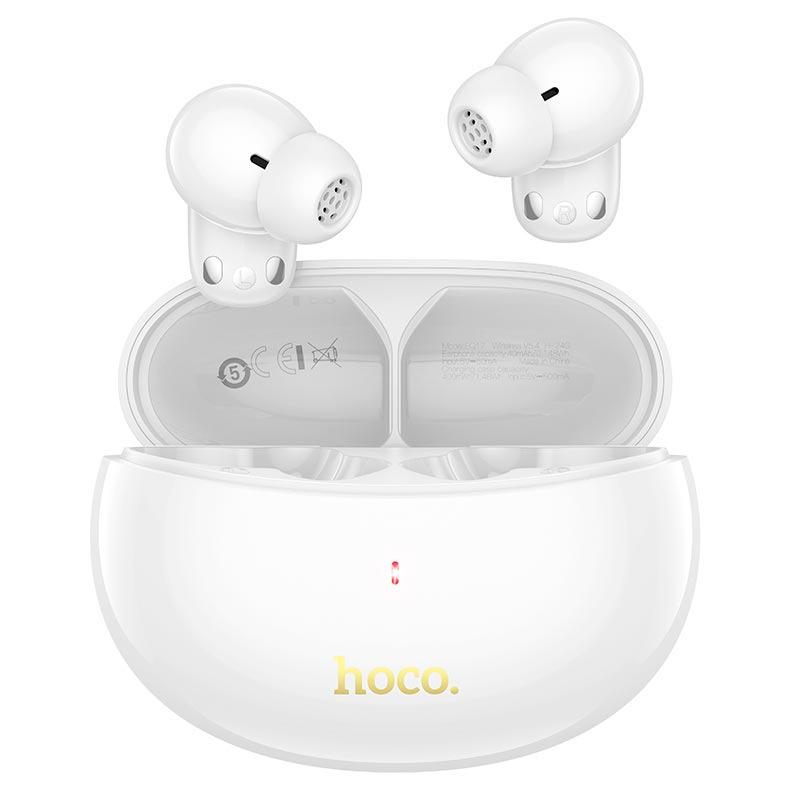 Навушники бездротові Hoco Praise EQ17 true wireless ANC noise cancelling BT 5.4 headset White (613328)