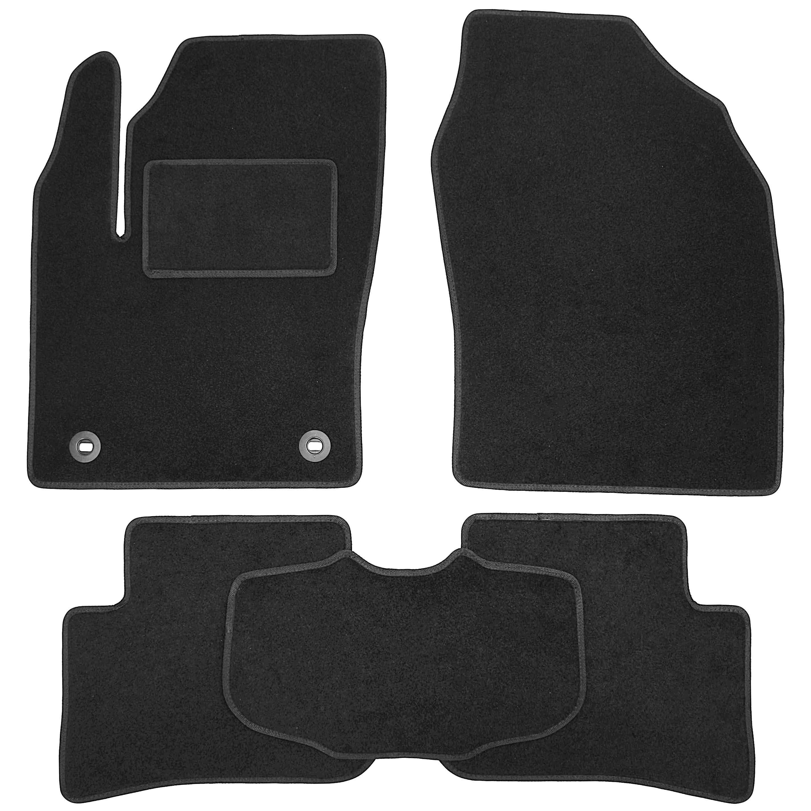 Коврики в салон Стандарт для Toyota C-HR 2016+ AWD текстильные Черный (157479)