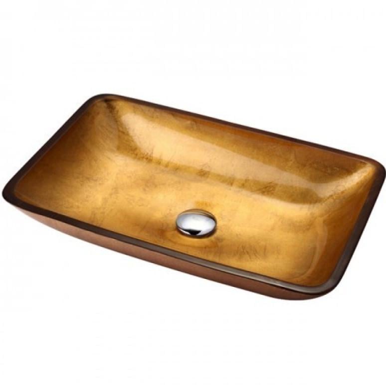 Умывальник Kraus GVR-210-RE-15mm Желтый