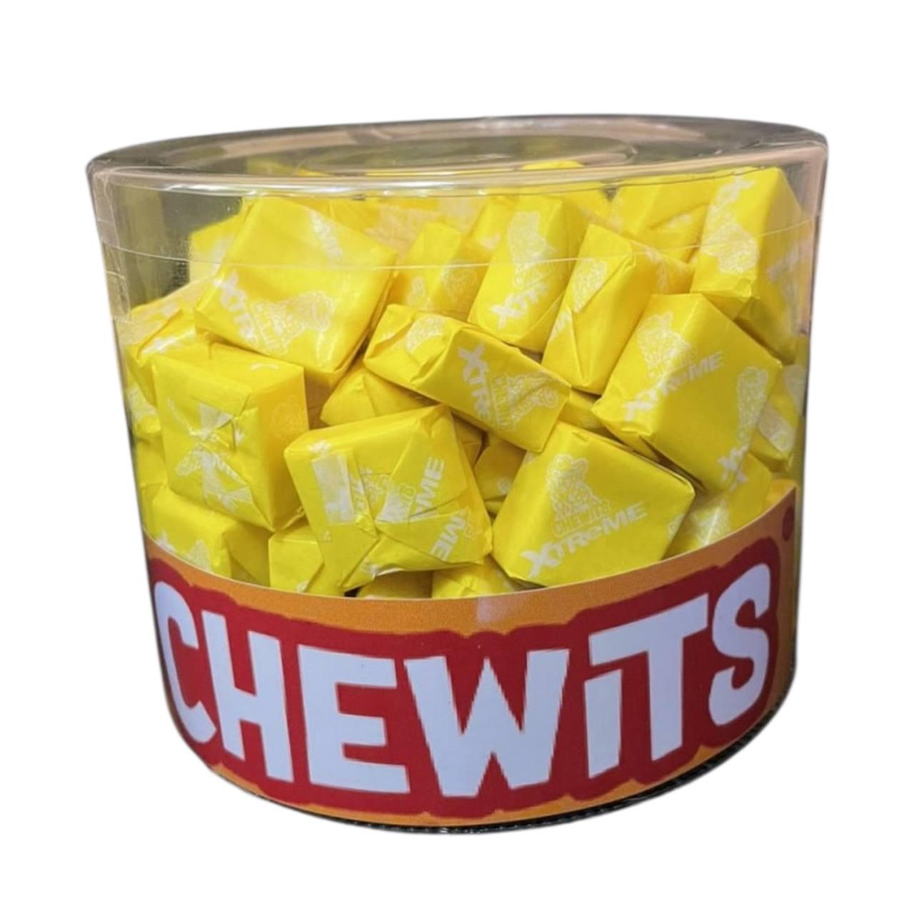 Конфеты жевательные кислые Chewits Xtreme Лимон 120 шт. (00000006480)