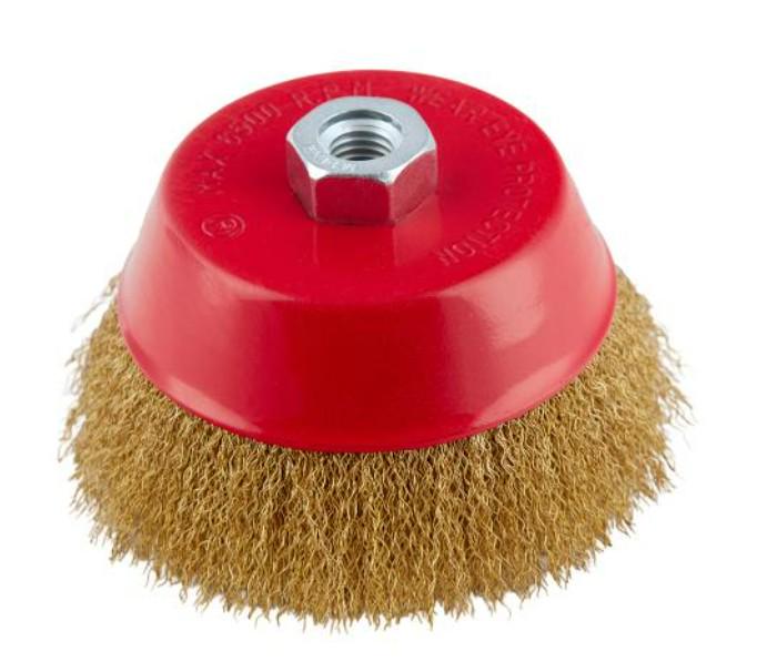 Щітка торцева кручений дріт 125 мм (М14х2)